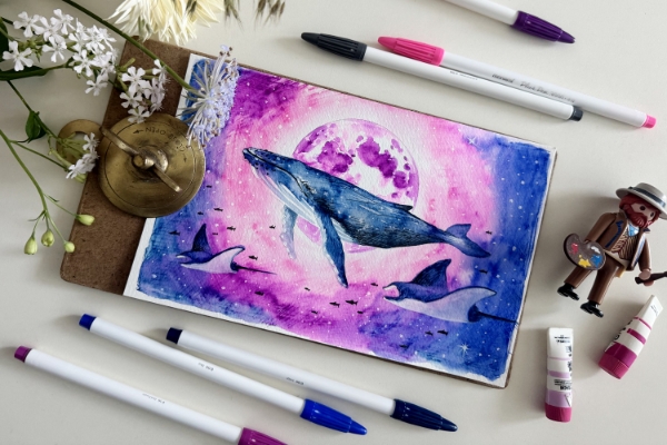 모나미, 프러스펜 수채화 드로잉 원데이클래스 개최