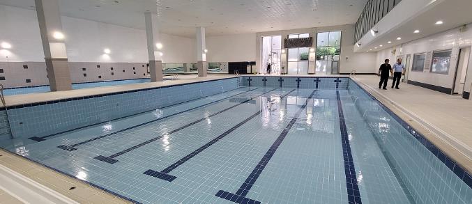 새로운 모습으로 돌아온 김해 시민스포츠센터 수영장