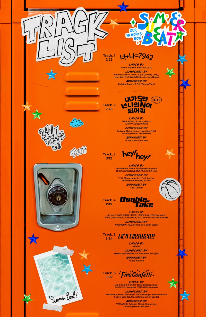 TWS, 미니 2집 트랙리스트 공개…타이틀곡은 ‘내가 S면 넌 나의 N이 되어줘’