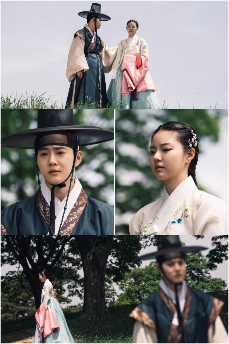 ‘세자가 사라졌다’ 눈물 삼킨 수호 VS 절절 오열 홍예지, 애끊는 ‘등 돌린 위로’ 현장