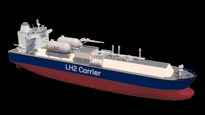 액화수소 운반선 / 사진=삼성중공업 제공