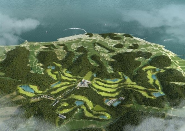 홍성군 골프장 개략 사업구상도