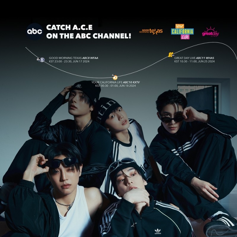 에이스, 美 ABC 3개 지역 아침 방송 출연 확정…K팝 최초 센세이셔널 행보