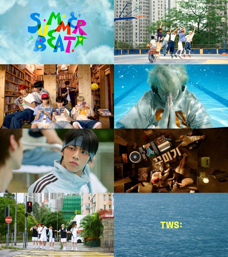 TWS, 미니 2집 앨범 트레일러 공개…상쾌한 배경음악과 상상과 현실 오가는 연출