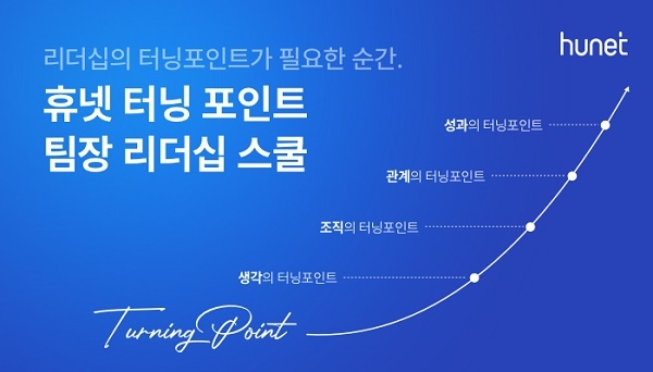 휴넷, '터닝포인트 팀장 리더십 스쿨' 론칭 이벤트…나만의 리더십책 제작