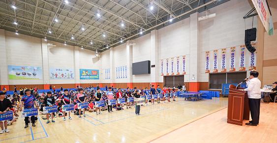 성주군 제29회 경상북도지사기 생활체육 탁구대회 성주군 종합우승