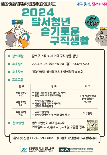 2024 달서청년 슬기로운 구직생활