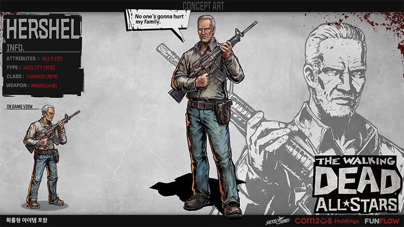 컴투스홀딩스 '워킹데드: 올스타즈', 신규 생존자 '허셜' 등장