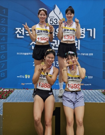 전국종별육상경기 선수권대회 단체사진