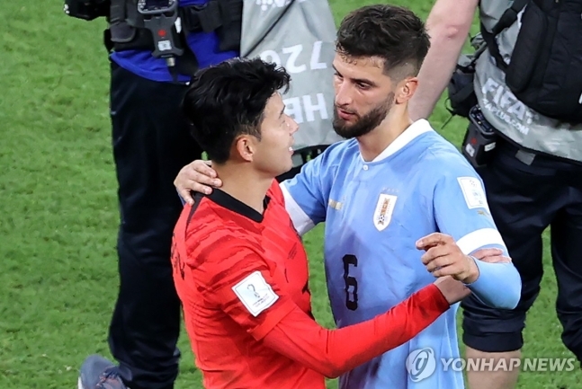 카타르 월드컵 당시 손흥민과 벤탄쿠르