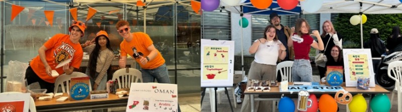 지난 5월 월드페스티벌 현장에서 나라별 부스를 운영 중인 명지대 외국인 유학생들 (사진=명지대학교)