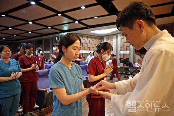 대전성모병원간호사손축복식