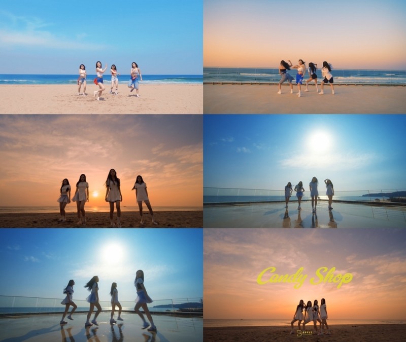 캔디샵, 신곡 'Don't Cry' 퍼포먼스 비디오 공개…4인 4색 인간 이온 음료 변신