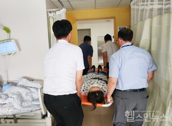 좋은문화병원,비상상황대응을위한모의소방훈련실시