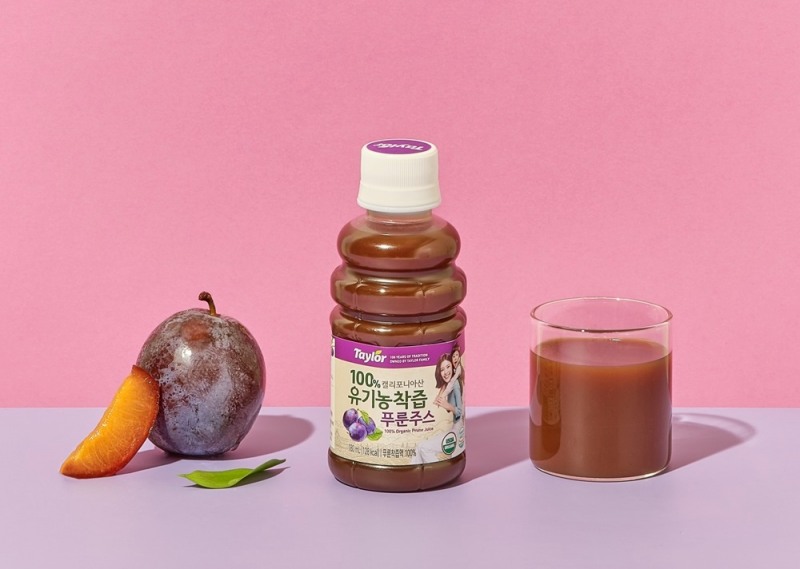 테일러팜스, ‘뼈 건강 과일’ 유기농 푸룬 주스 선보여
