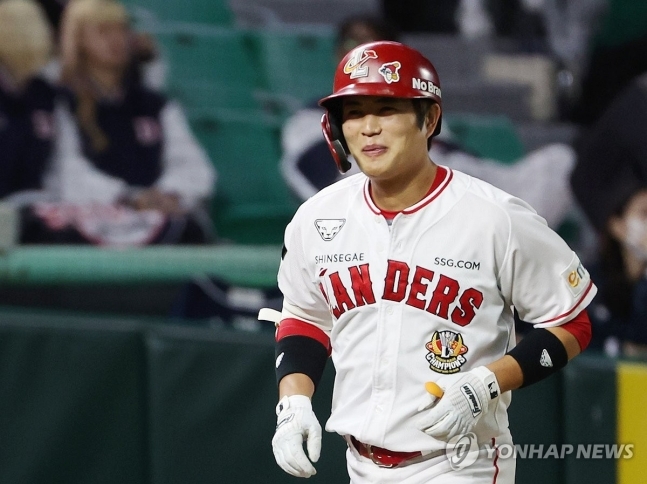 김민식 '홈런 기분'