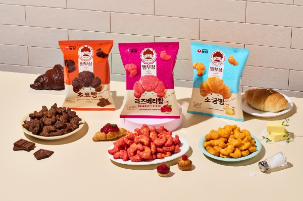 농심, 베이커리 스낵 ‘빵부장 3종'