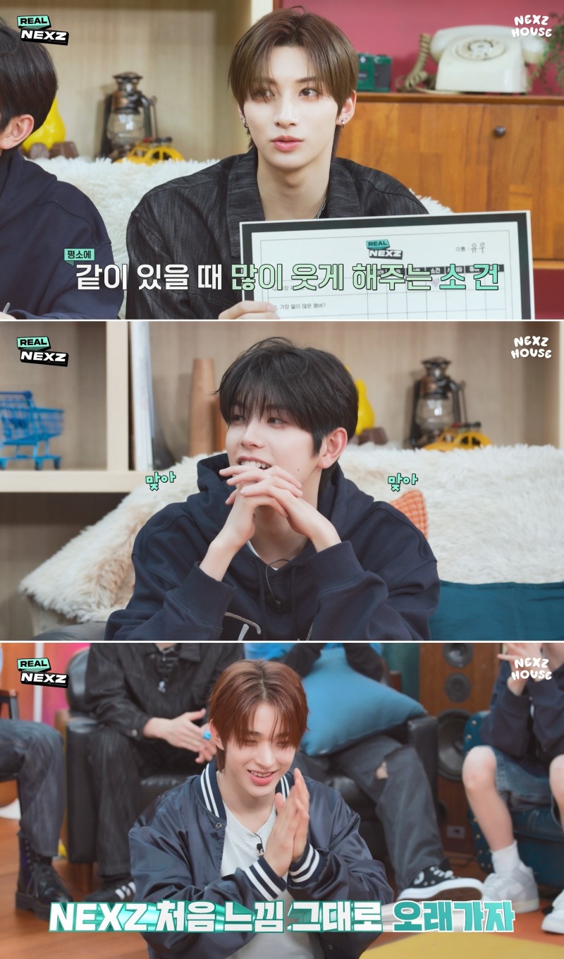 NEXZ, 'REAL NEXZ' 속 화수분 매력…팬심 끌어당기는 7인 7색 에너지