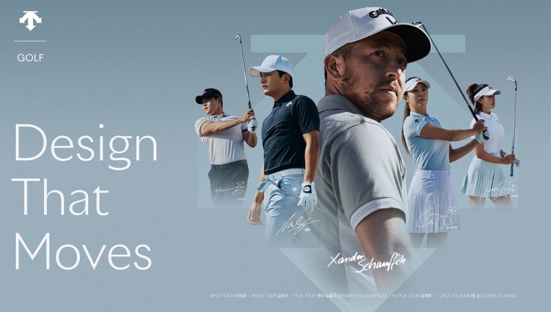 데상트골프, ‘팀 데상트골프’ 캠페인 전개.. 퍼포먼스 골프웨어 이미지 박차!