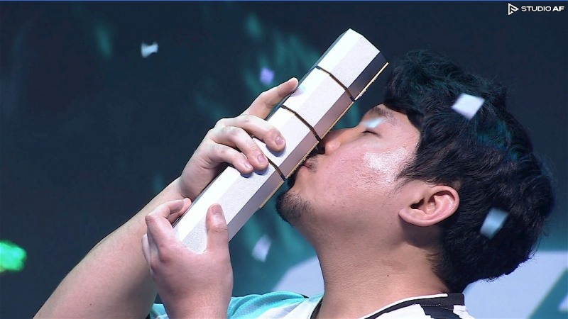 2024 GSL 시즌2 최종 우승 박령우(사진 SOOP 제공).
