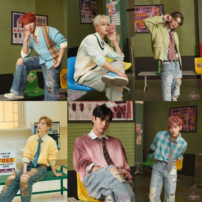 웨이커, 미니 2집 개인 콘셉트 포토 공개… '풋풋+카리스마'