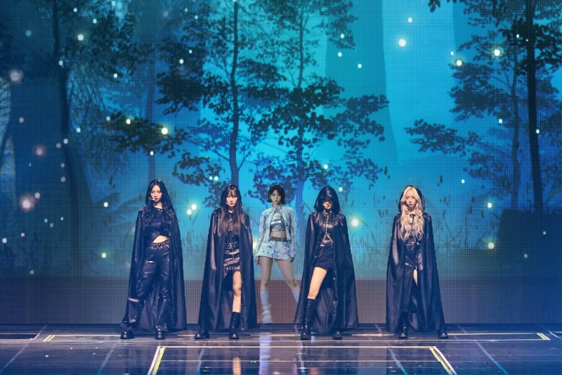 나이비스, 에스파 콘서트 깜짝 등장…신비로운 매력의 퍼포먼스 무대 선사