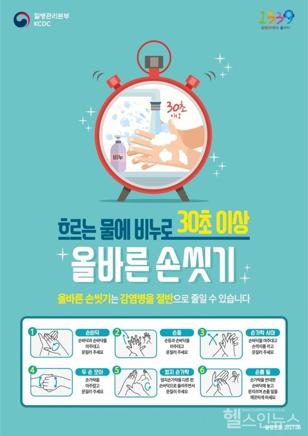 코로나19위기단계하향조정후'감염병'급증...개인위생관리중요