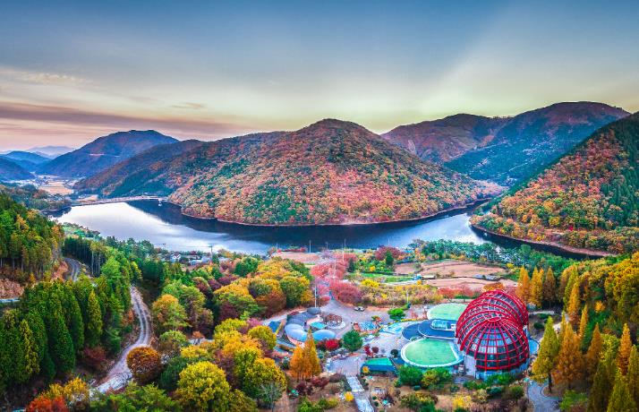 내산 힐링숲타운(나비생태공원) 일원