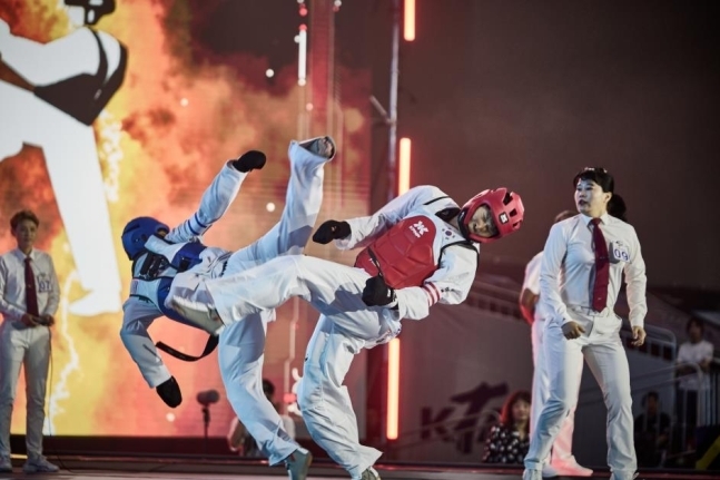 2024 월드태권도(WT) 월드컵 팀 챔피언십 시리즈 경기 모습