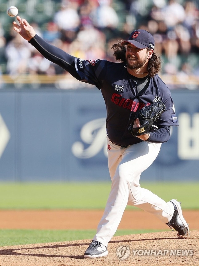 롯데 자이언츠 에이스 에런 윌커슨