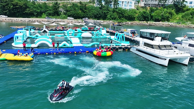 여수 라테라스 리조트, 10종 이상 놀이기구 갖춘 수상레저 빠지 오픈