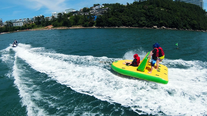 여수 라테라스 리조트, 10종 이상 놀이기구 갖춘 수상레저 빠지 오픈