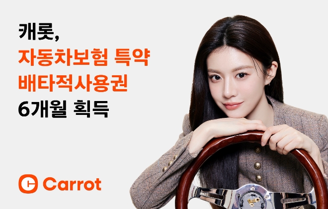 캐롯, 자동차보험 특약 배타적사용권 6개월 획득
