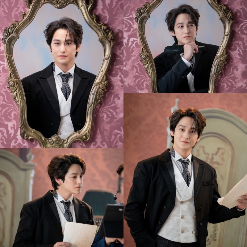 김범, 뮤지컬 ‘젠틀맨스 가이드’ 프로필 촬영 현장 공개…백작 자태 200% 완성