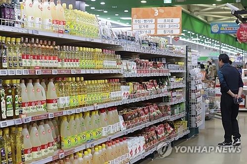 "장보기 무섭네"