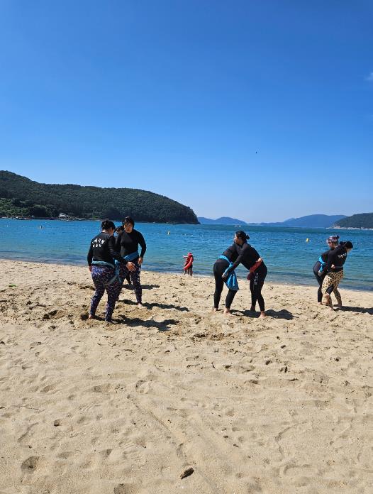 거제시청씨름단, 하계 전지훈련 구슬땀