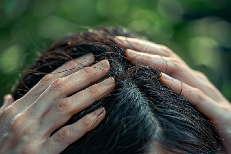 두피도 피부인 것을 기억하고 관리해 주는 것이 좋다. / 이미지 생성 : 미드저니 (by rido)