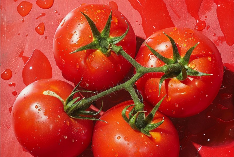 토마토는 달지 않아 혈당 걱정이 없다. / 이미지 생성 : 미드저니 (by rido)