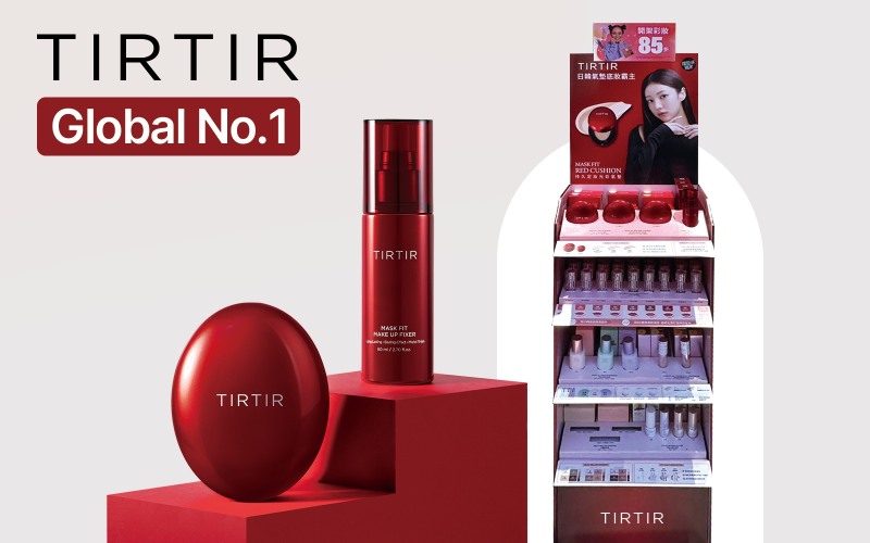 티르티르, 대만 왓슨스 100개 매장 입점