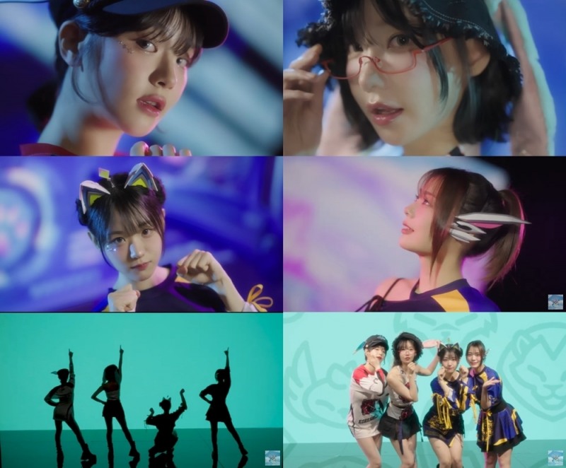 QWER, 전 세계적 인기 게임과 특급 협업…음원 가창→댄스 챌린지 참여