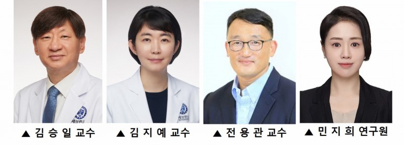 연세암병원 유방암센터 유방외과 김승일·김지예 교수, 연세대학교 스포츠응용산업학과 전용관 교수, 국립암센터 민지희 연구원 / 이미지 출처 : 연세 세브란스병원