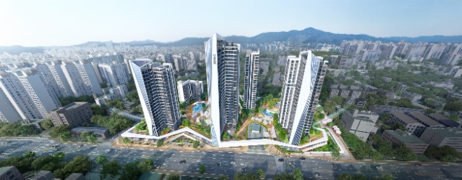 장안동 현대아파트 재건축 투시도 / 사진=HDC현대산업개발 제공