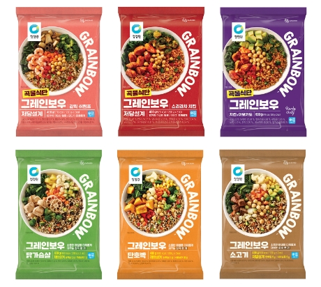 청정원, 곡물식단 ‘그레인보우’ 신제품 3종 출시