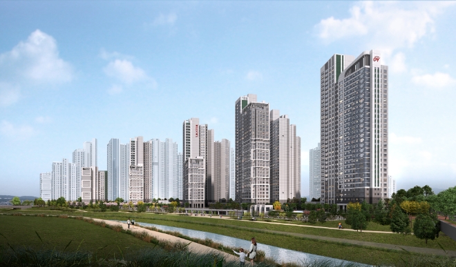 힐스테이트 도안리버파크 1단지 투시도 / 사진=현대건설 제공
