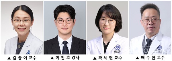 세브란스병원호흡기내과김송이교수·이찬호강사,용인세브란스병원호흡기·알레르기내과곽세현교수,연세대의과대학의생명과학부배수한교수연구팀