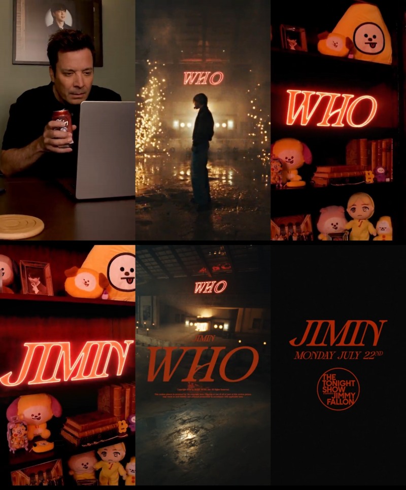 방탄소년단 지민, 美 ‘지미 팰런쇼’ 출격…신보 타이틀곡 ‘Who’ 무대 최초 공개