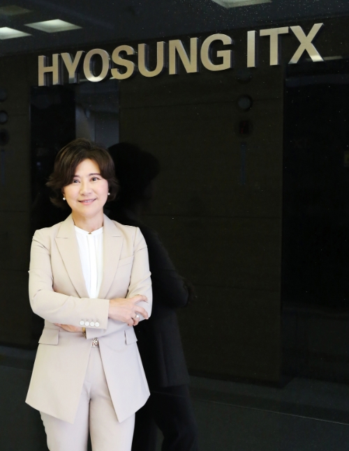 효성ITX는 서울시 영등포구 본사에서 임시 주주총회 및 이사회를 개최하고, ㈜효성 홍혜진 IT전략실장(부사장)을 신임 대표이사로 선임했다고 18일 밝혔다. 사진은 홍혜진 신임 대표이사의 모습. (사진 = 효성 제공)