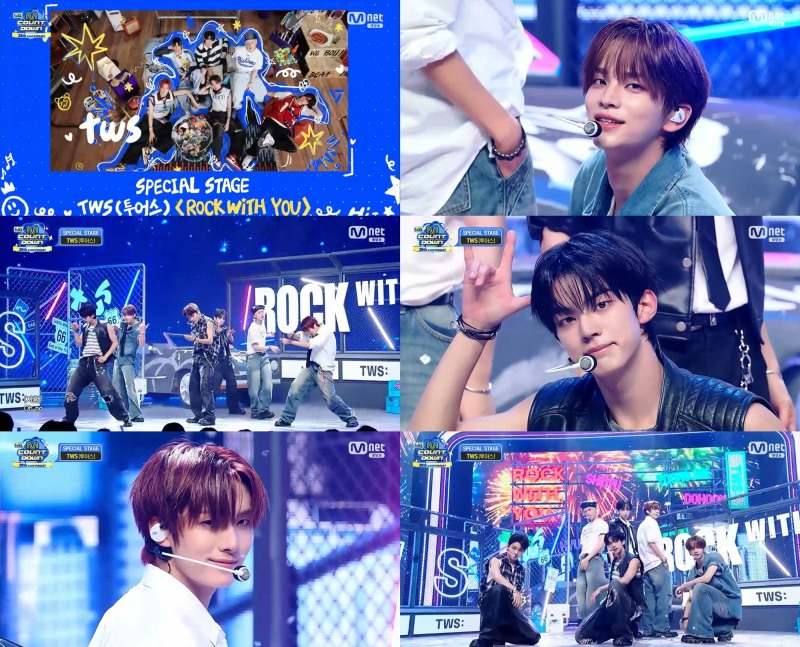 투어스, ‘엠카운트다운’ 20주년 특집서 세븐틴 ‘Rock with you’ 커버 무대…글로벌 K-팝 팬들의 뜨거운 호응