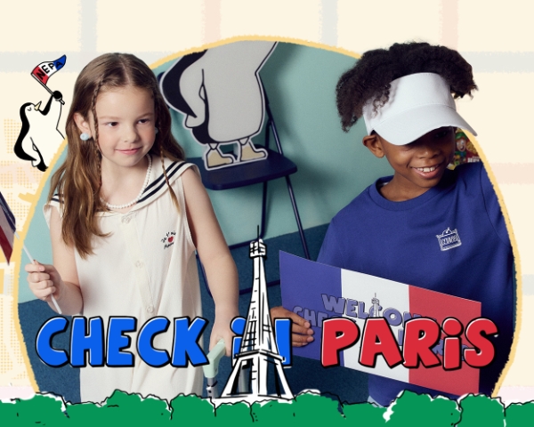 네파키즈 ‘웰컴 체크 인 파리’ 컬렉션 프로모션 진행