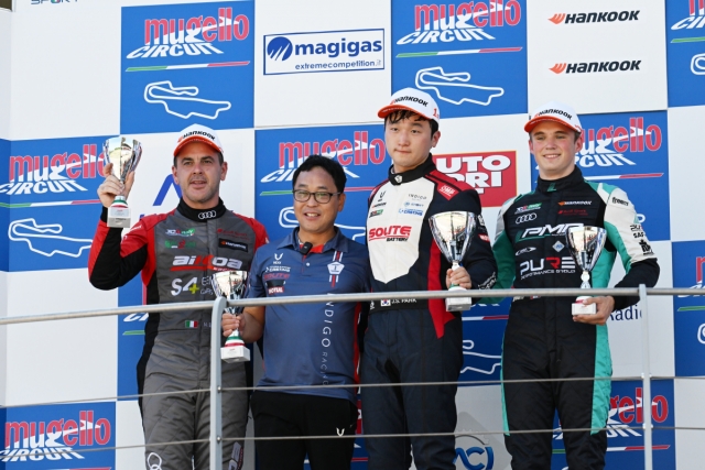 TCR 이탈리아 3라운드 포디엄 최정상, 쏠라이트 인디고 레이싱 박준성 드라이버